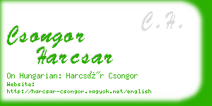 csongor harcsar business card